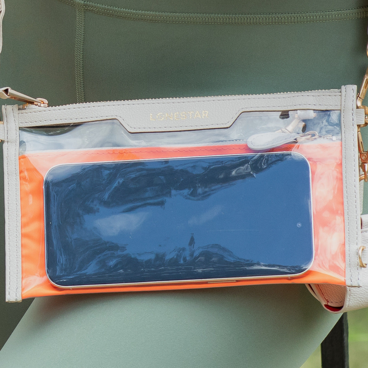 Nova Phone Case Bag Leather Stone