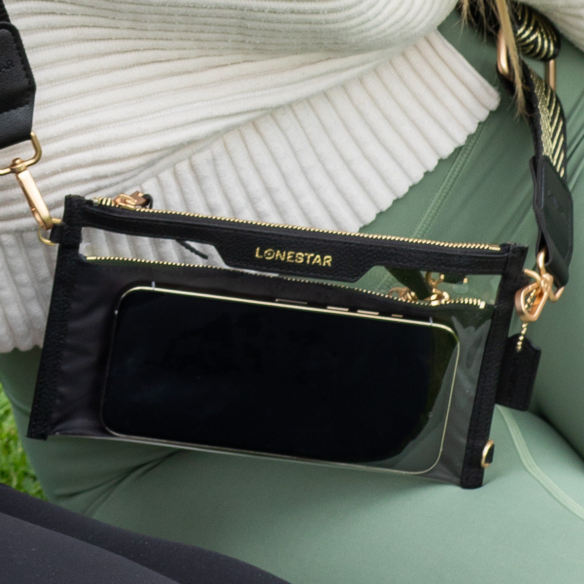 Nova Phone Case Bag Leather Black