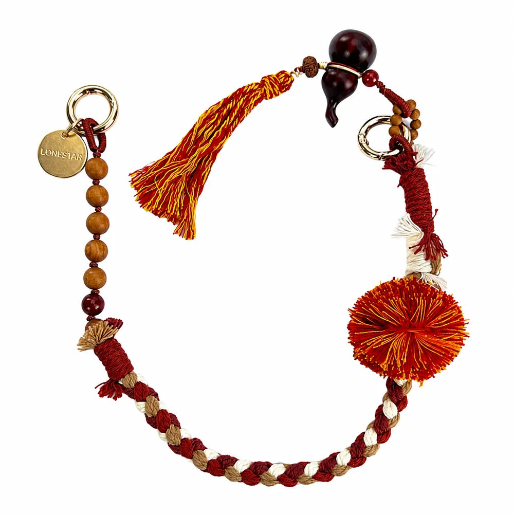 Boho Bag Charm - Fire
