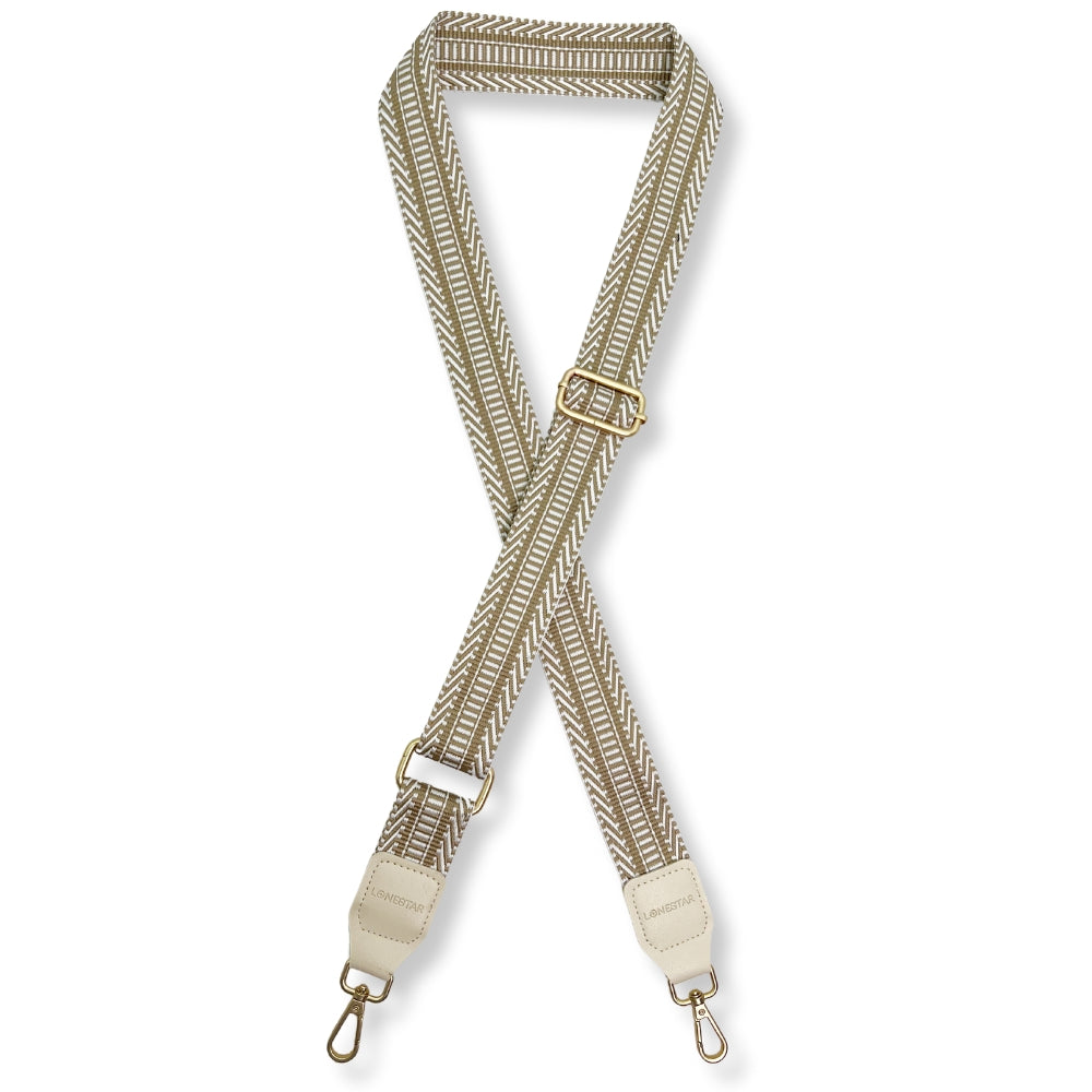 Fabric Gold White Blend Strap