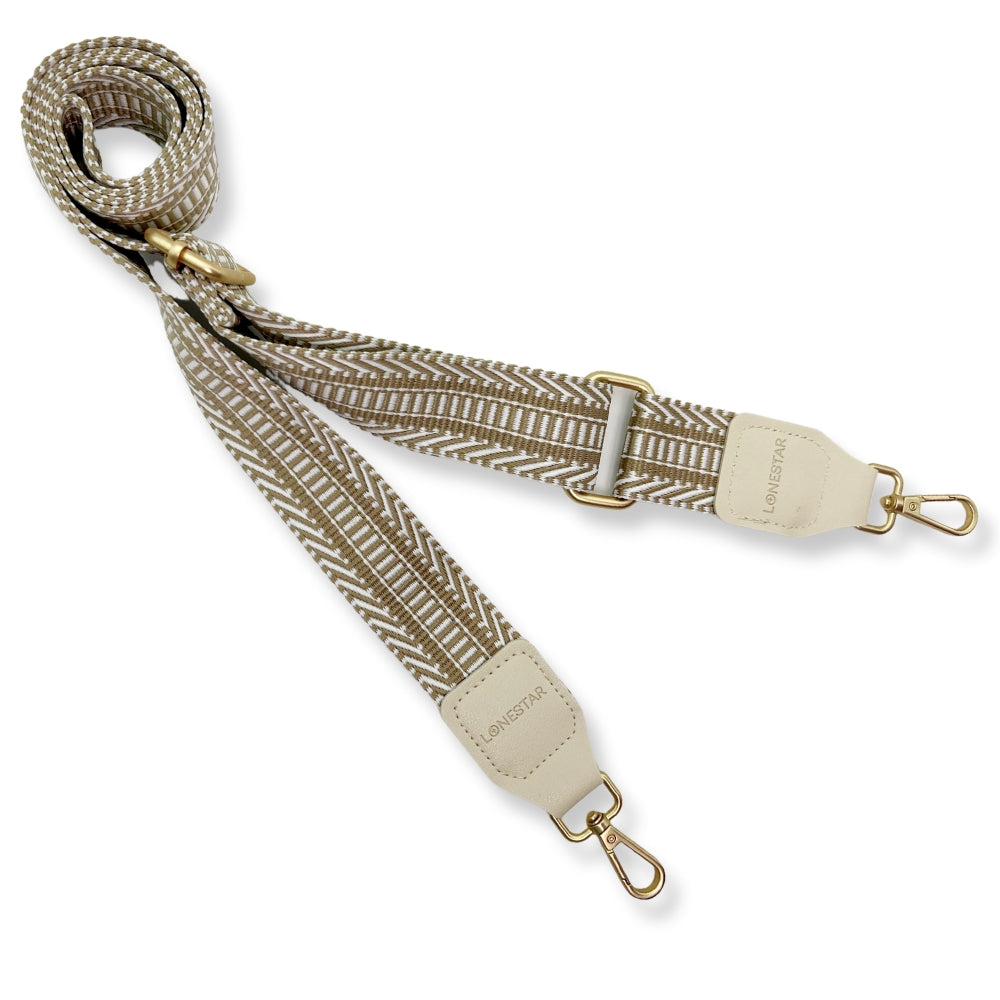 Fabric Gold White Blend Strap