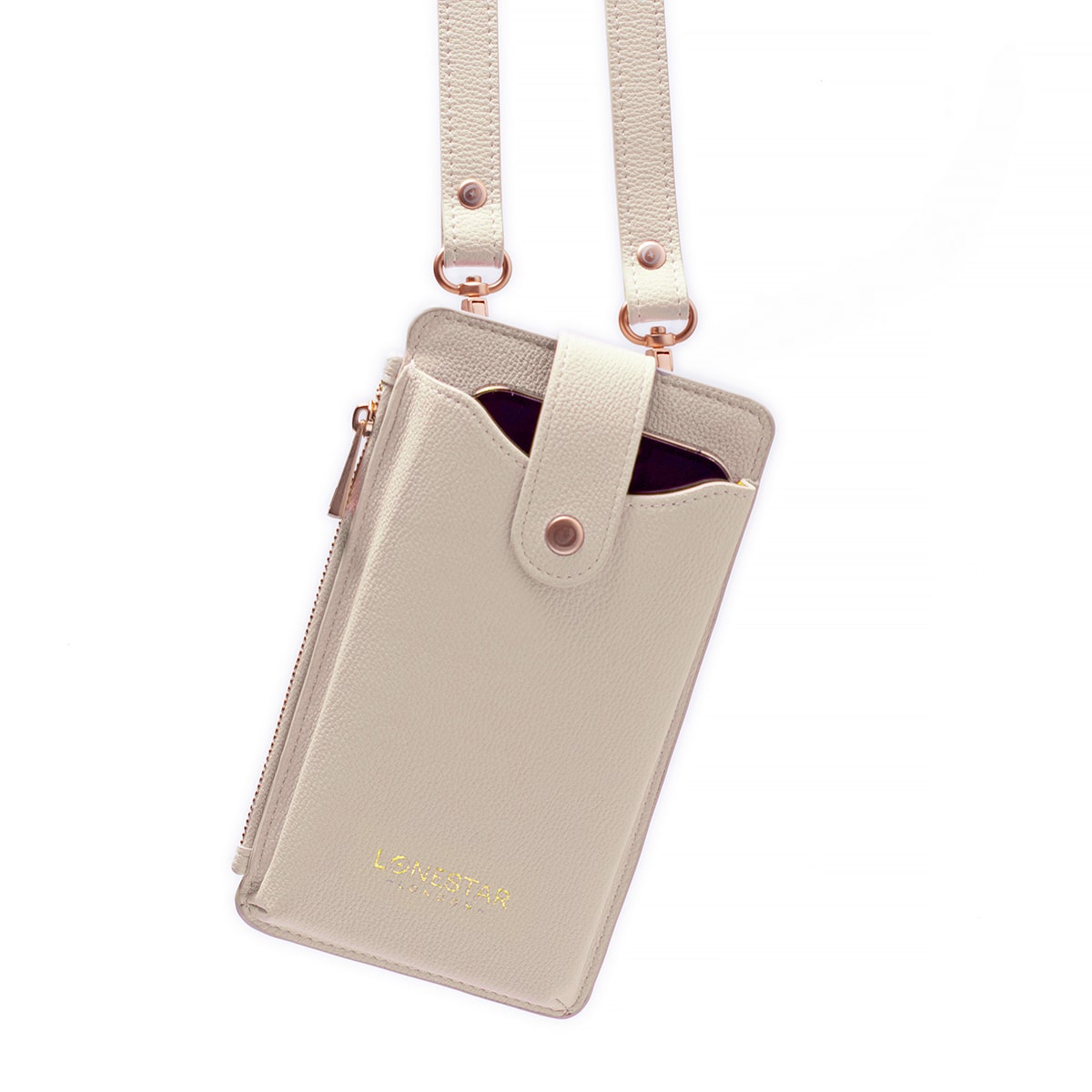 Alya Phone Case Bag Leather Stone