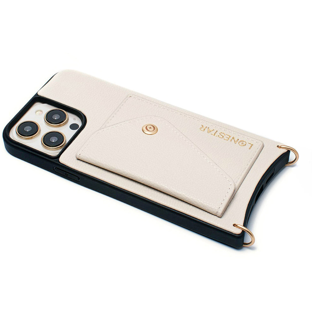 Electra iPhone 13 Case Leather Stone