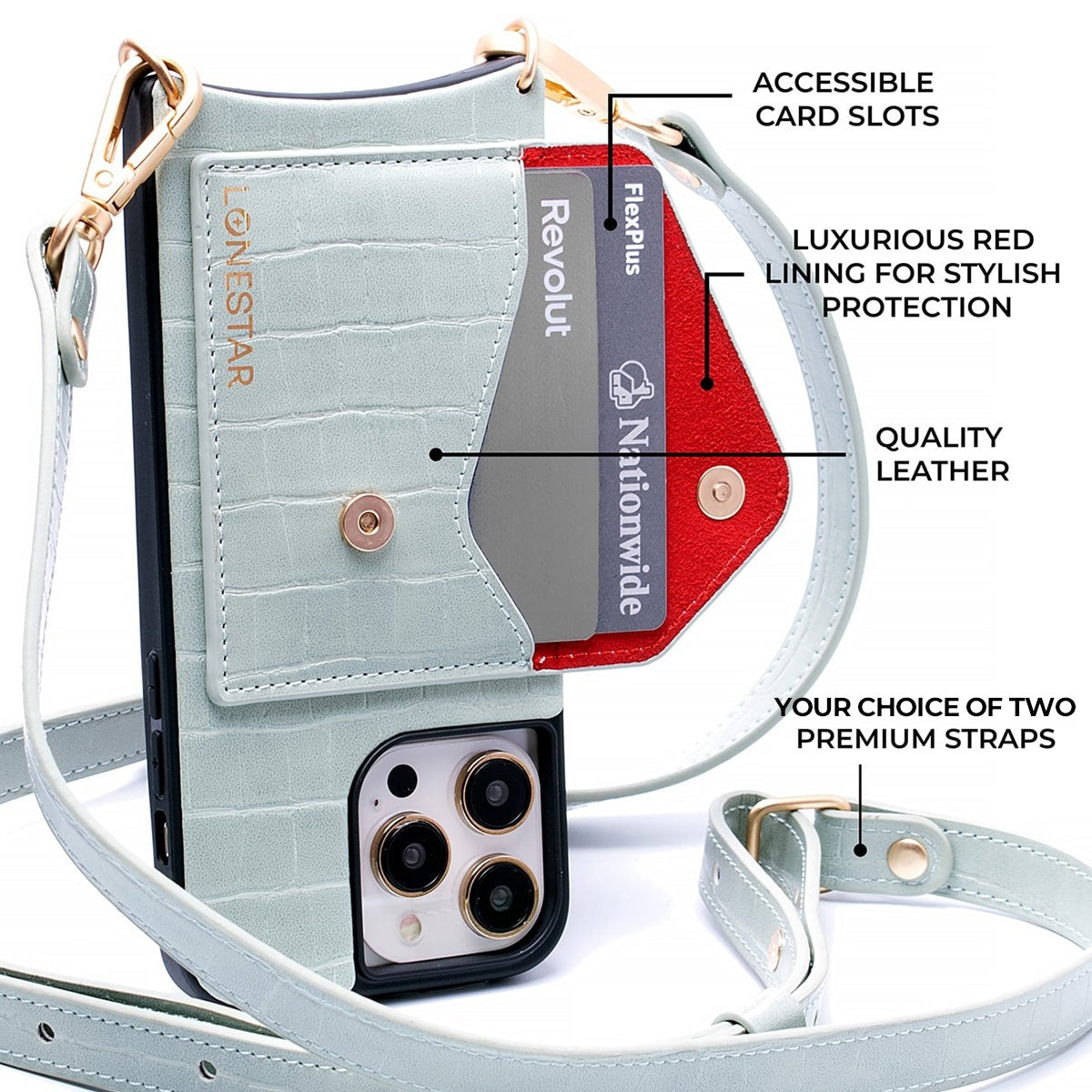 Electra Vintage Teal Fabric Black White Chevron iPhone 14 Pro Max