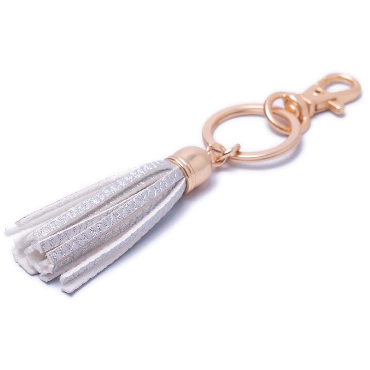 Silver Tassel Keyring