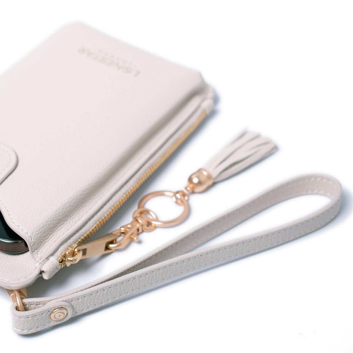 Stone Leather Wristlet