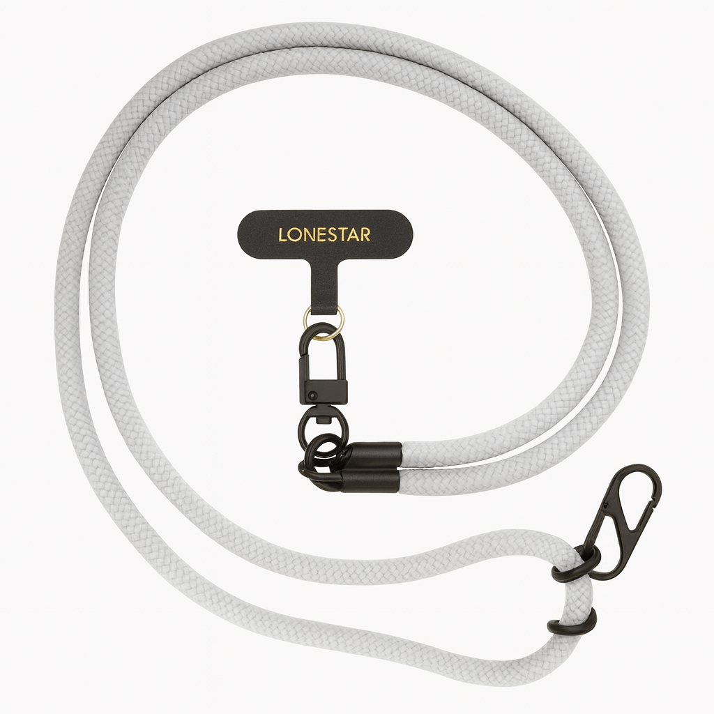 StrapFusion Rope Lanyard Silver