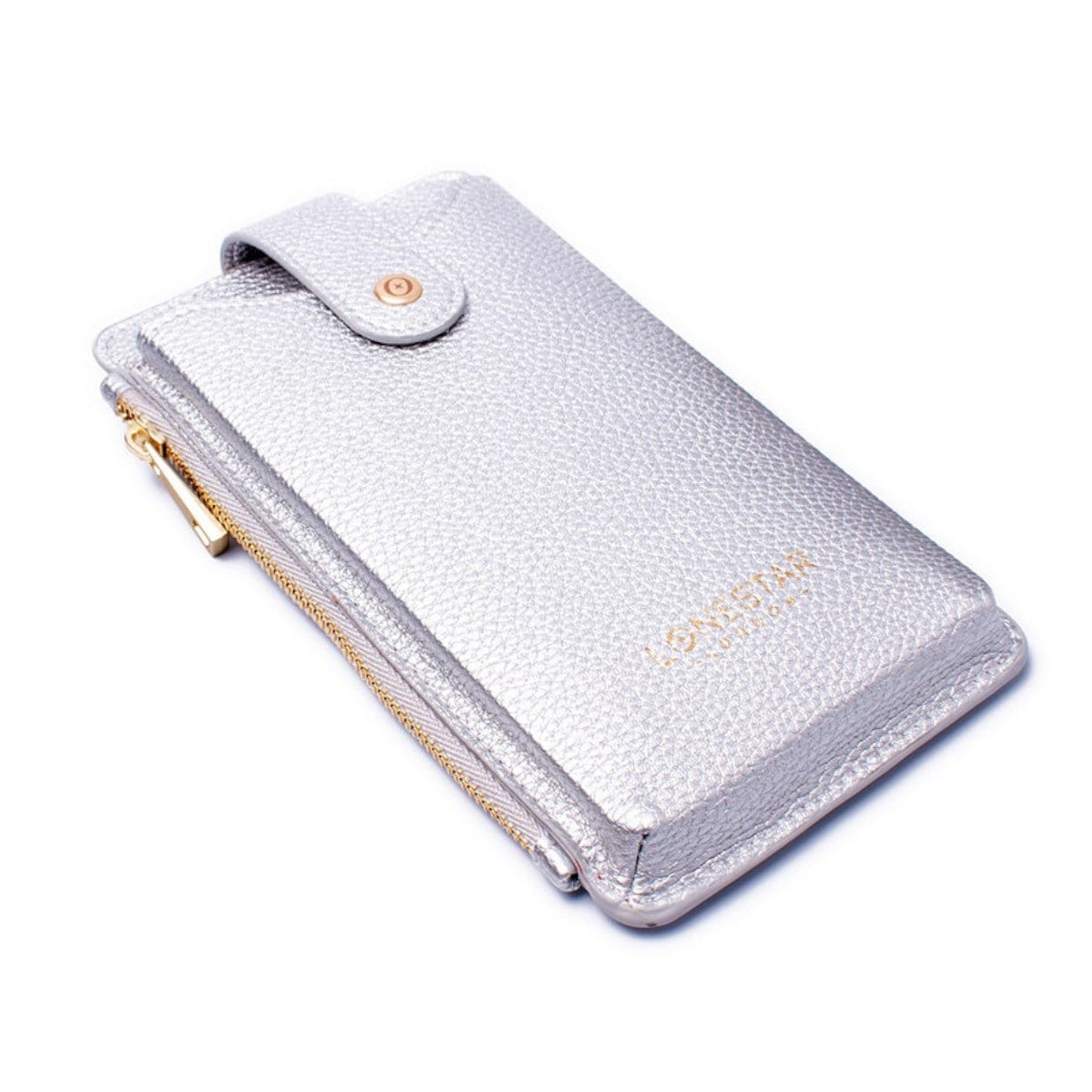 Alya Phone Case Bag Leather Silver