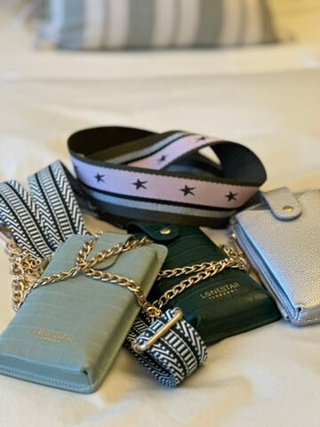 Alya Phone Case Bag Leather Silver