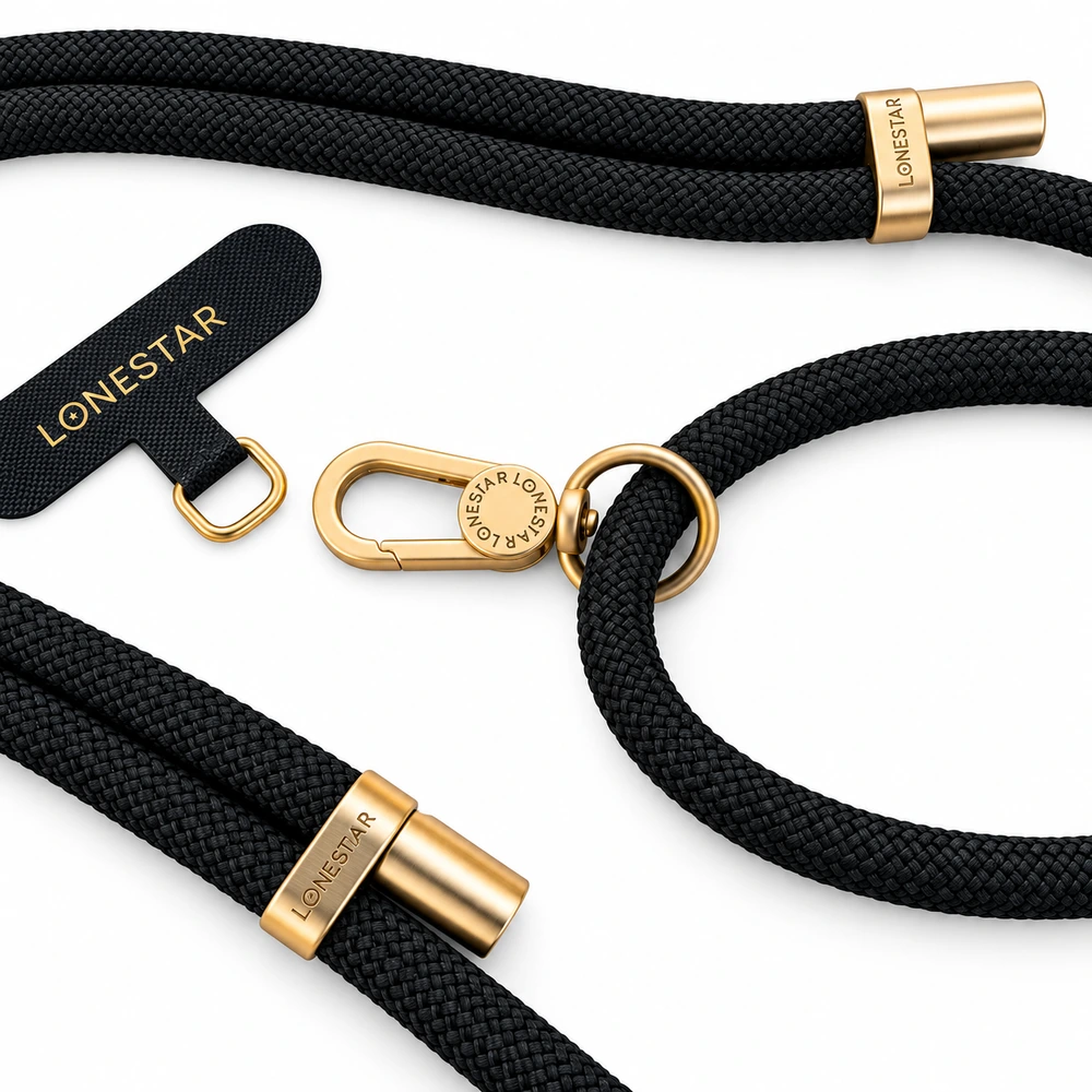 Lux Noir Lanyard