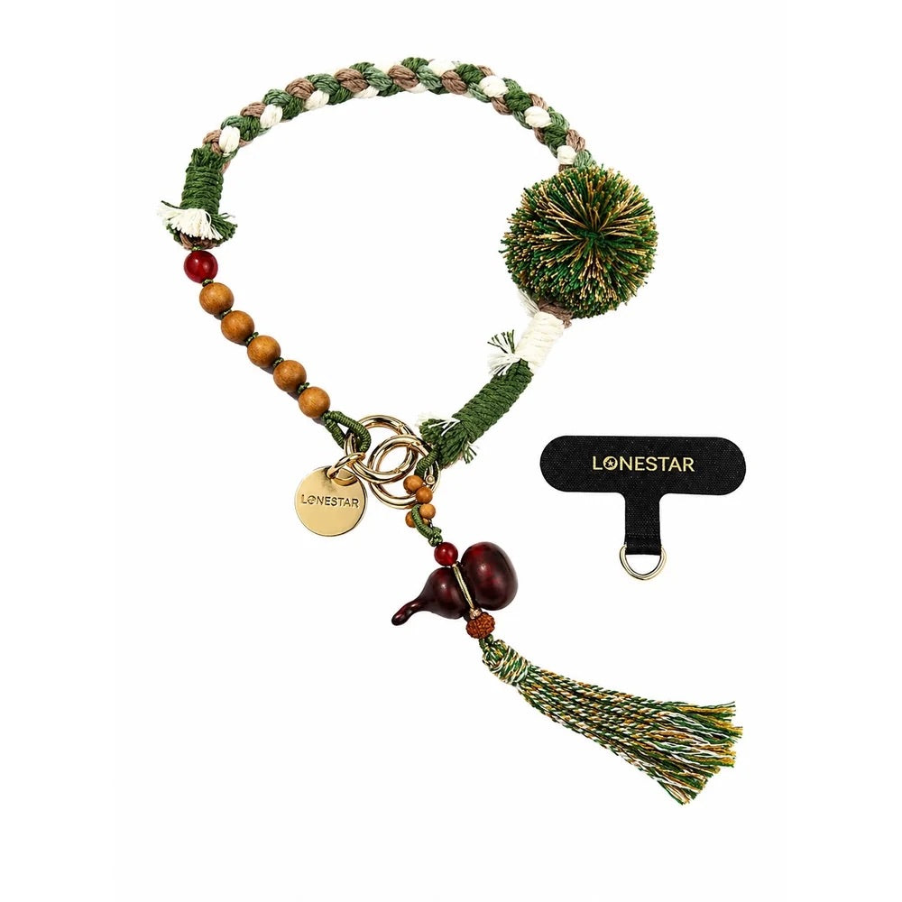 Boho Moss Wristlet