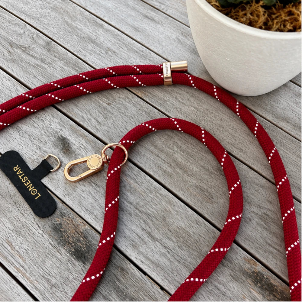 Lux Bordeaux Lanyard