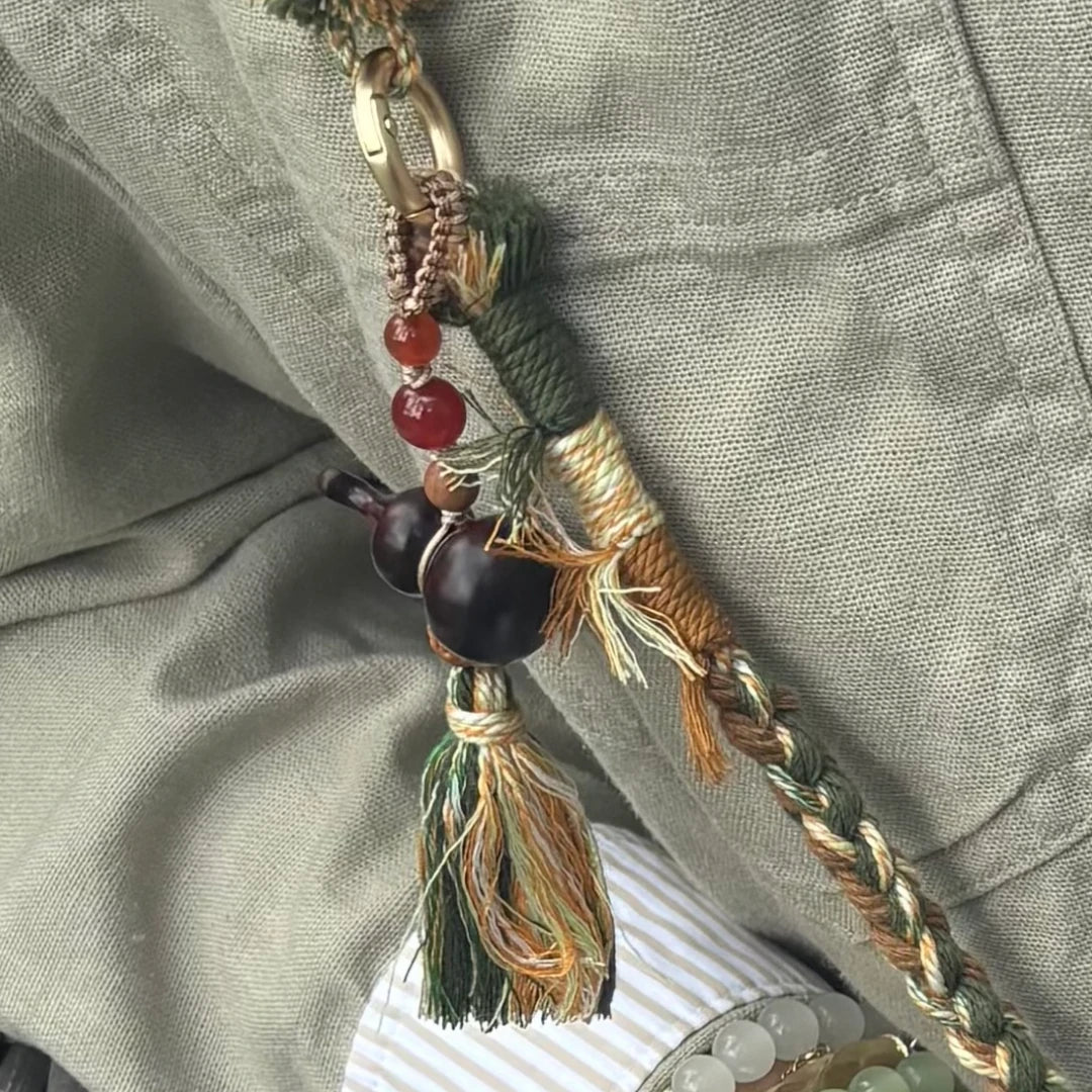 Boho Moss Lanyard