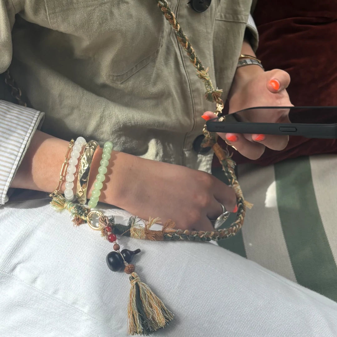 Boho Moss Lanyard